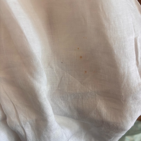 J.Crew linen white dress spaghetti straps oversized - Picture 4 of 6